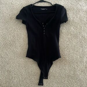 Abercrombie henley bodysuit size small